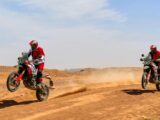 Ducati-DesertX-Rally-DWP24 wheelie