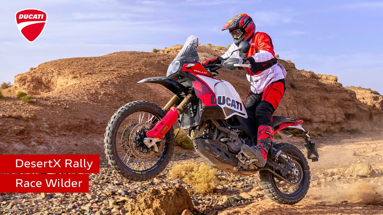 Ducati DesertX Rally Race Wilder rood